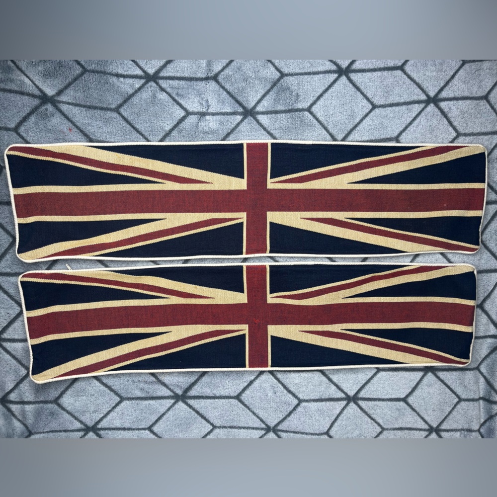 Handmade Union Jack British Flag United Kingdom Sham Covers Throw Pillow Case DD